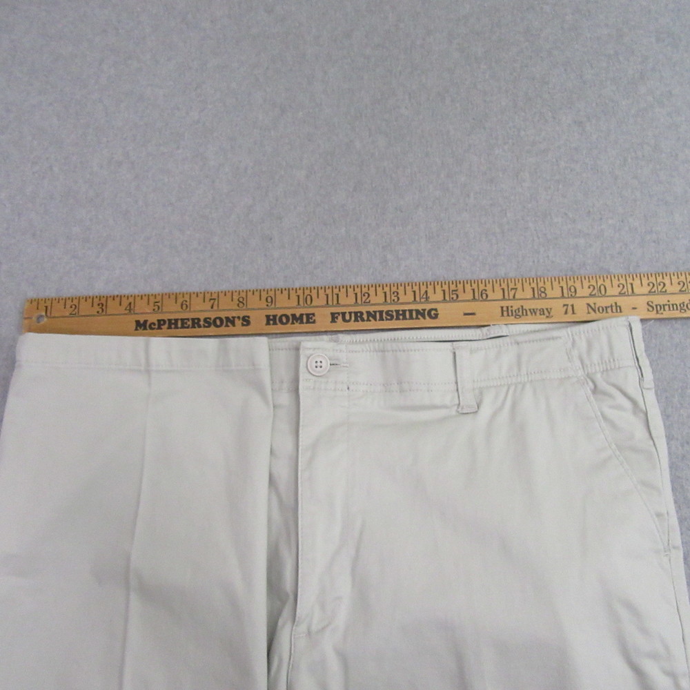Lee Mens Chino Pants 42 x 32 Beige X-Treme Comfort Stretch Straight Leg - Picture 7 of 10